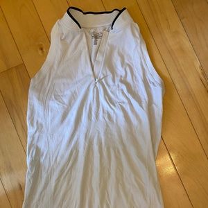 Athleta - Sleeveless active top 1/4 zip - Small